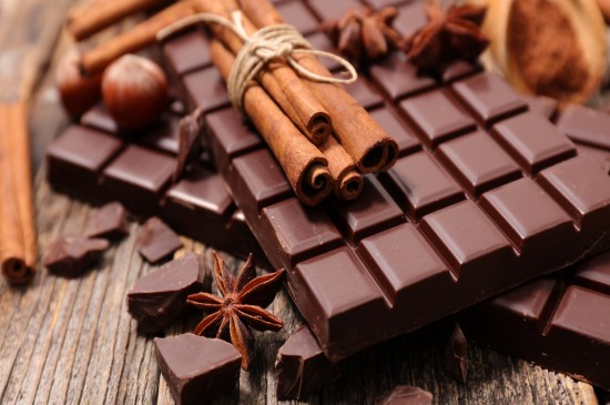 美味可口的巧克力可可粉图片