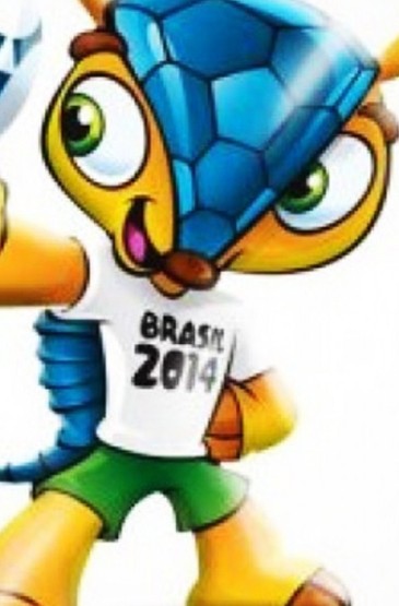 2014世界杯吉祥物福来哥手机壁纸