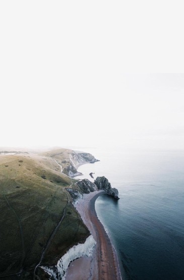 英吉利海峡多佛白崖风光手机壁纸