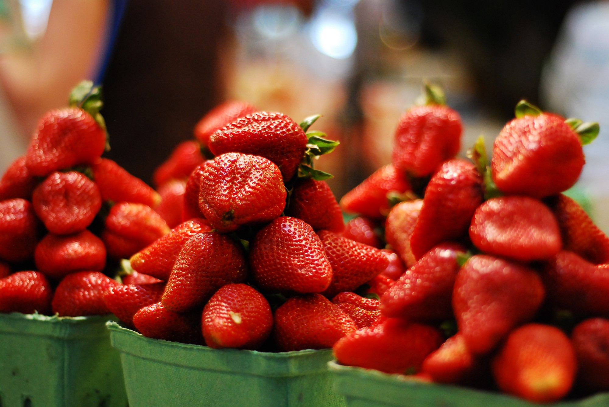 鲜艳的草莓图片
