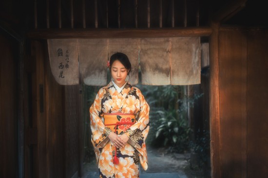 日系和服美女古风写真高清桌面壁纸