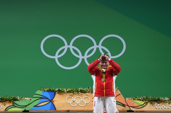 2016里约奥运冠军孟苏平比赛图片桌面壁纸