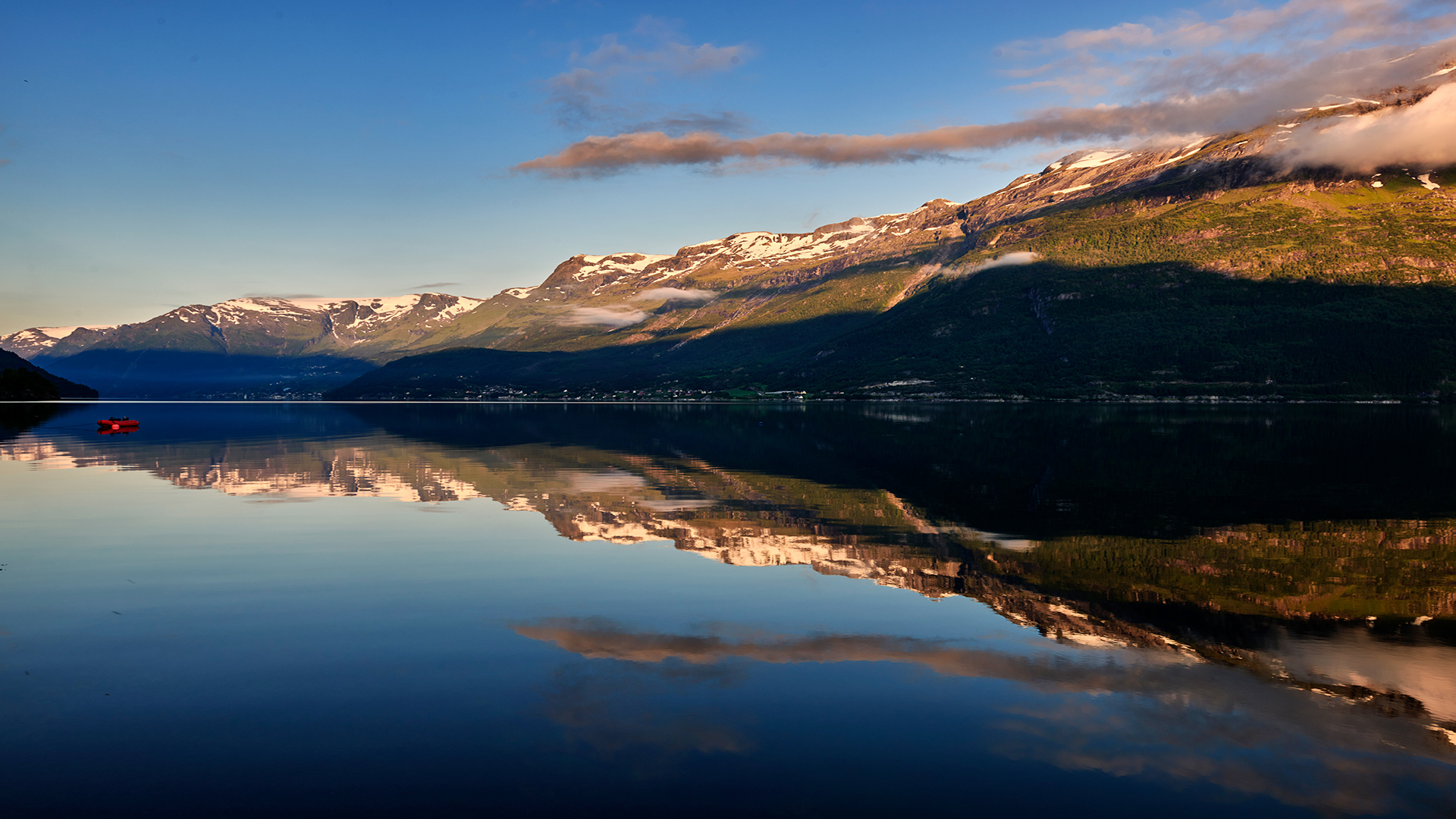 挪威自然山水风景唯美高清桌面壁纸 Tt98图片网