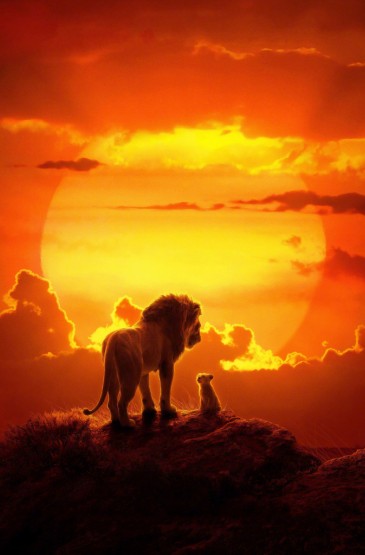 迪士尼真狮版《狮子王》无字版极清正式海报图片