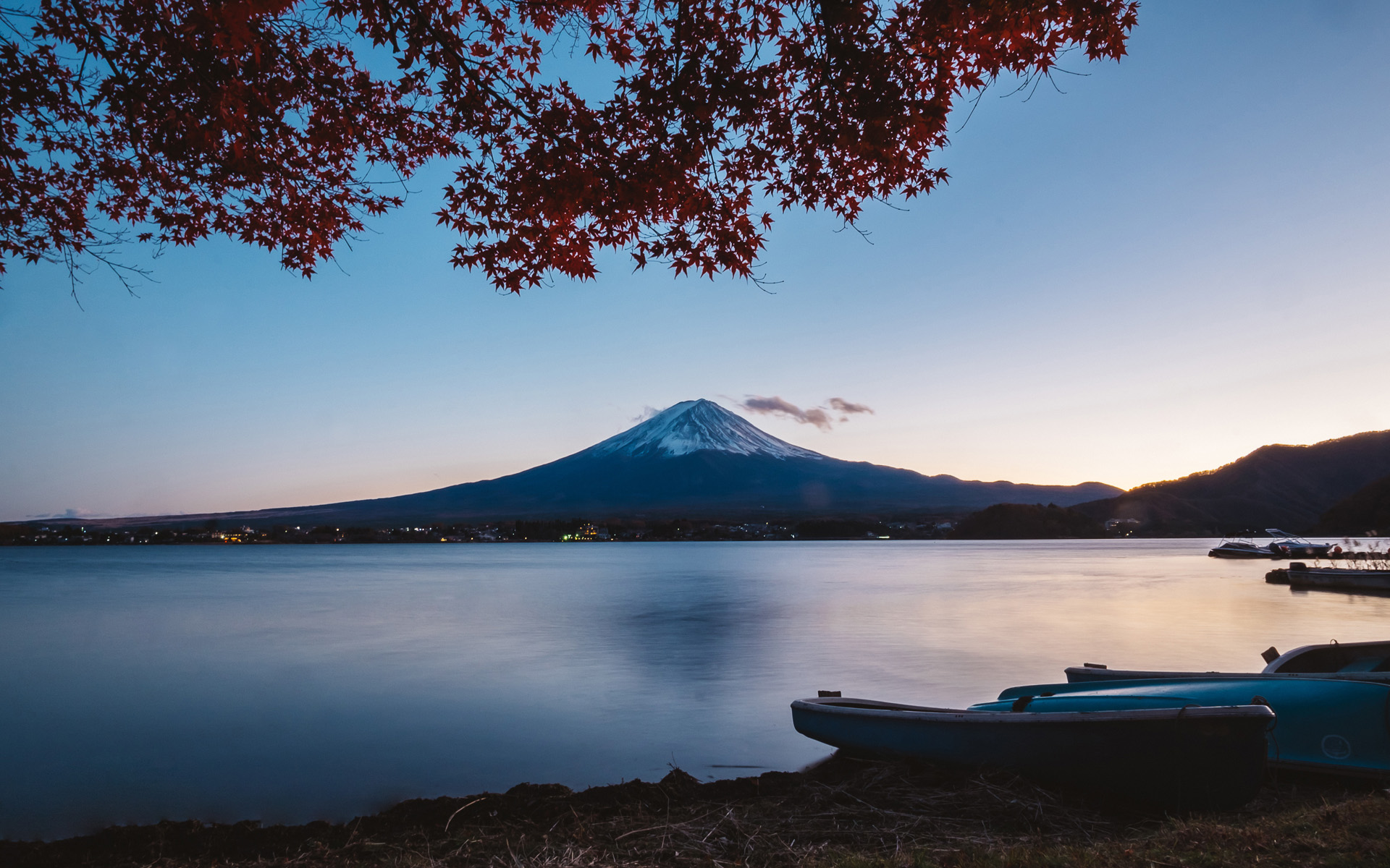 富士山唯美风光图片桌面壁纸
