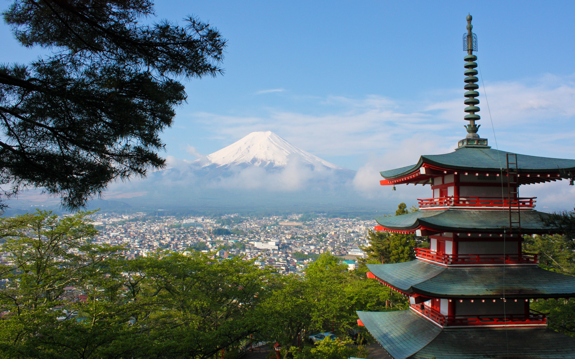 精选富士山唯美风光图片桌面壁纸