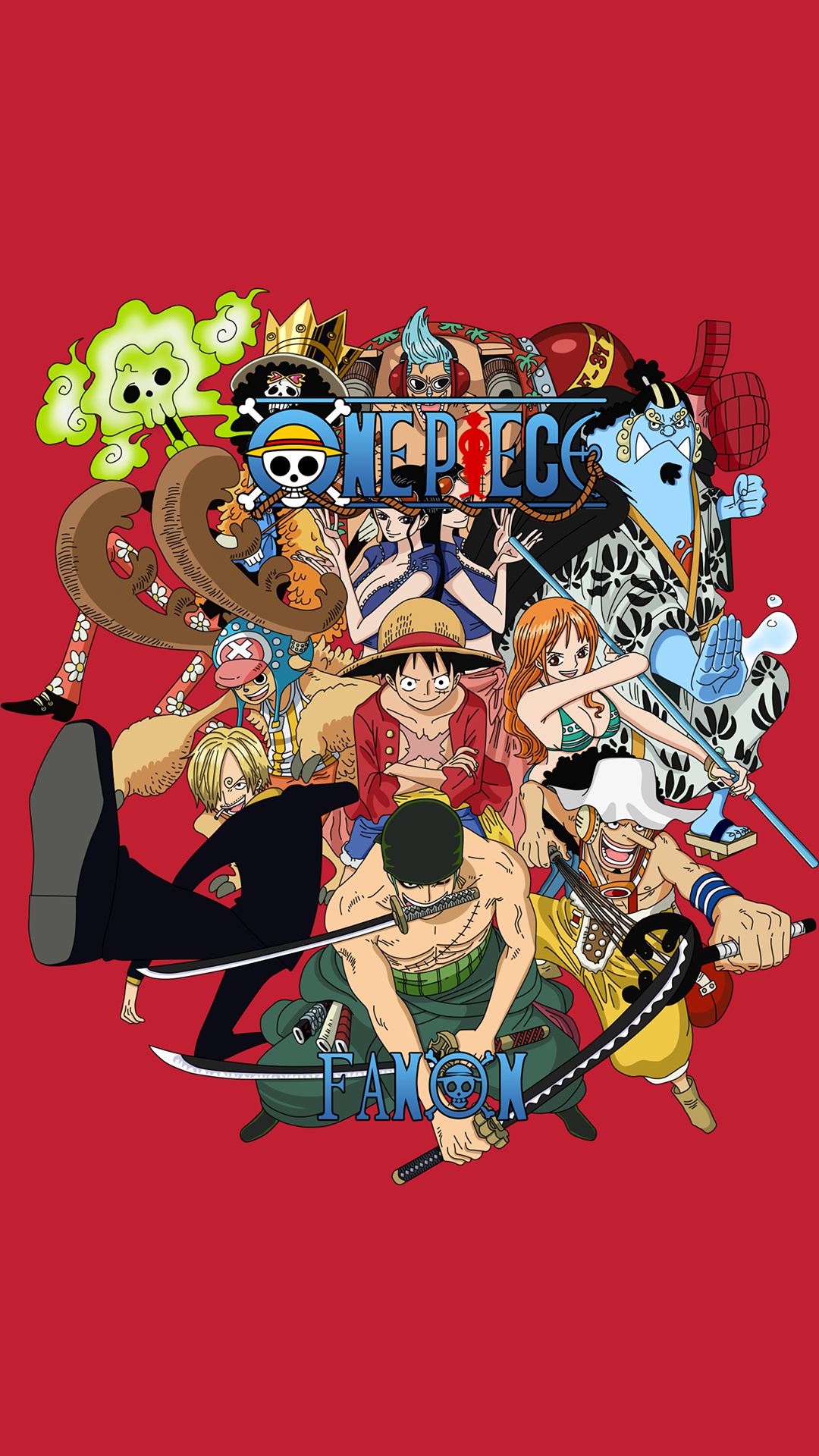 《海贼王》全员动漫人物精美插画图片手机壁纸