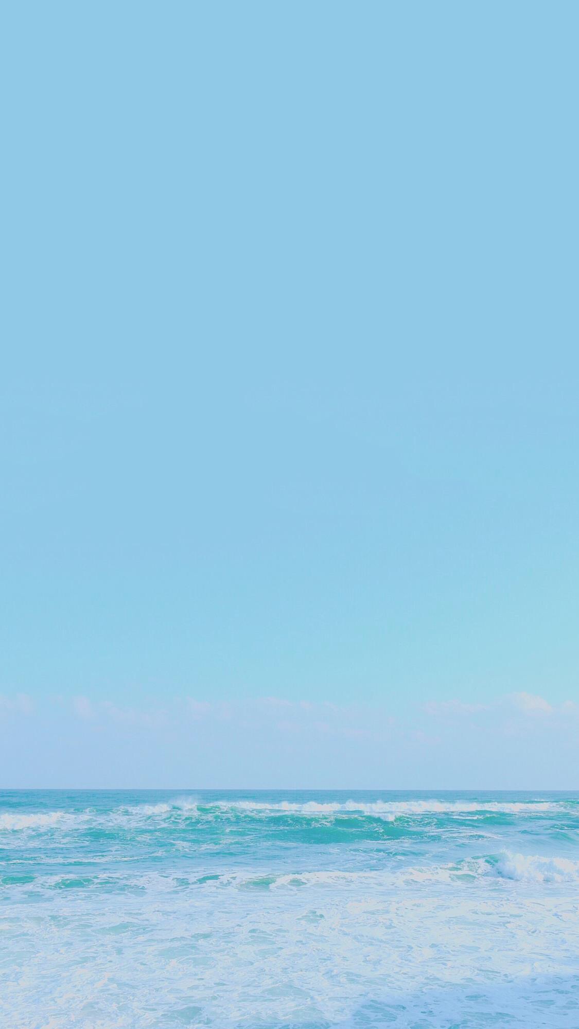 精选小清新沙滩海边风景唯美图片手机壁纸